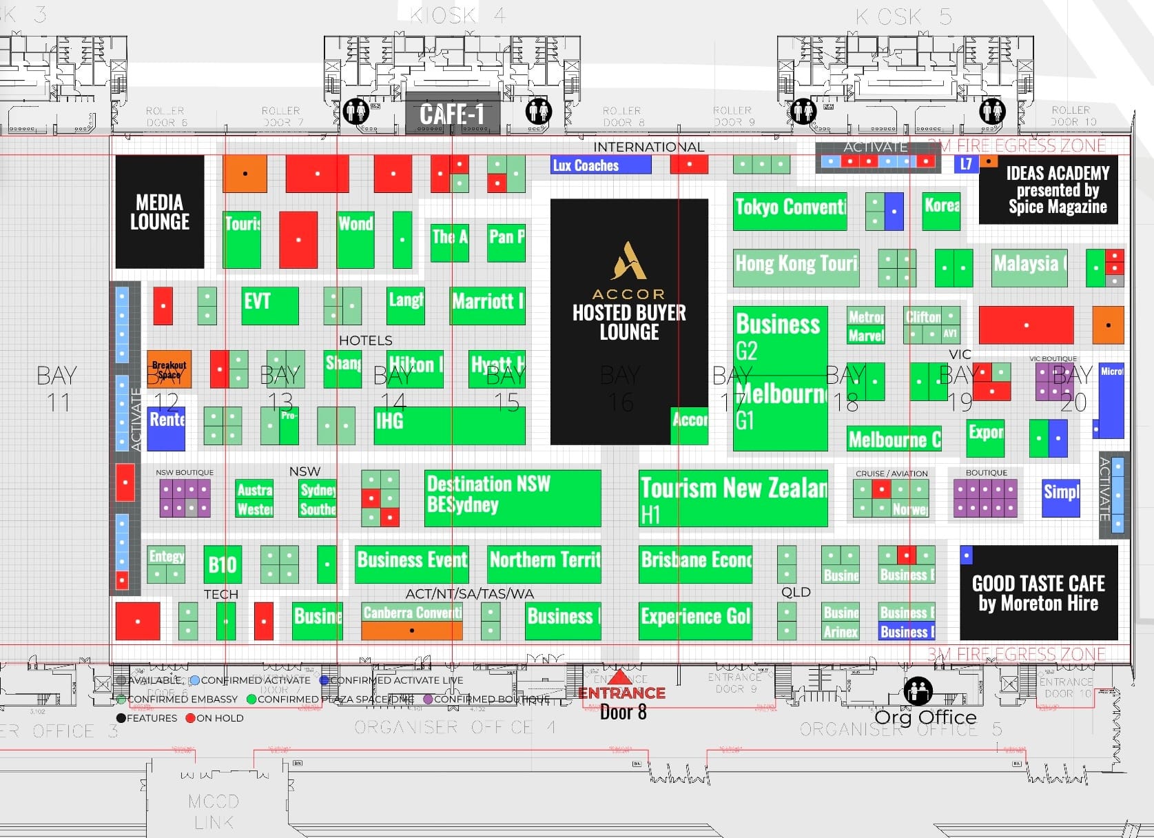 Streamlining Events: The Use Case of Technical Floor Plans at AIME