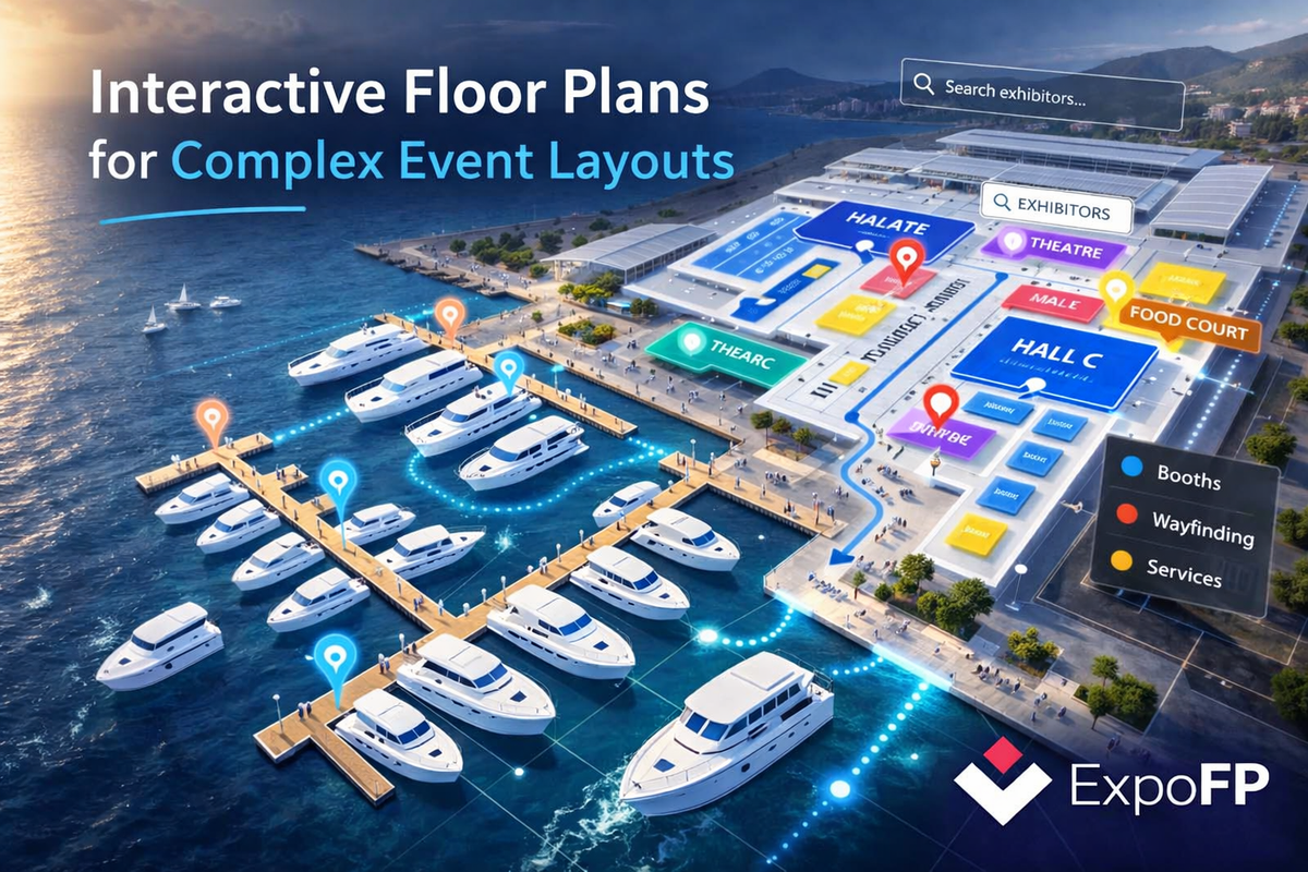 Mapping Land and Sea — Designing an Interactive Floor Plan for a Complex Layout