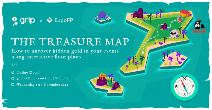 Webinar "The treasure map: how to uncover hidden gold in your events using interactive floor plans"
